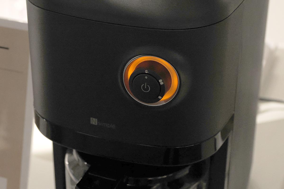 シンプルなダイヤル操作