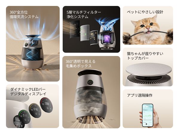 ペットに優しい設計を採用した