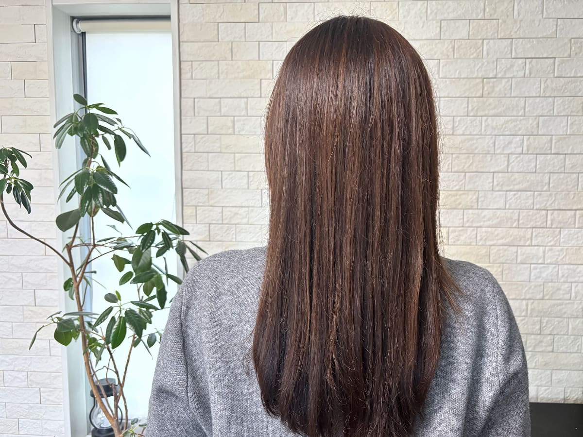 「ファインベール」と「ナノケアドライヤー」を使って1週間。スタイリング剤をつけなくてもまとまりのある髪に仕上がるようになりました