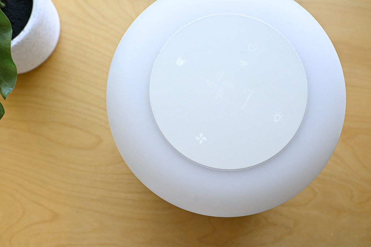 風量は3段階+ナイトモードに設定可能。風量「1」でもほぼ運転音は気になりませんでした