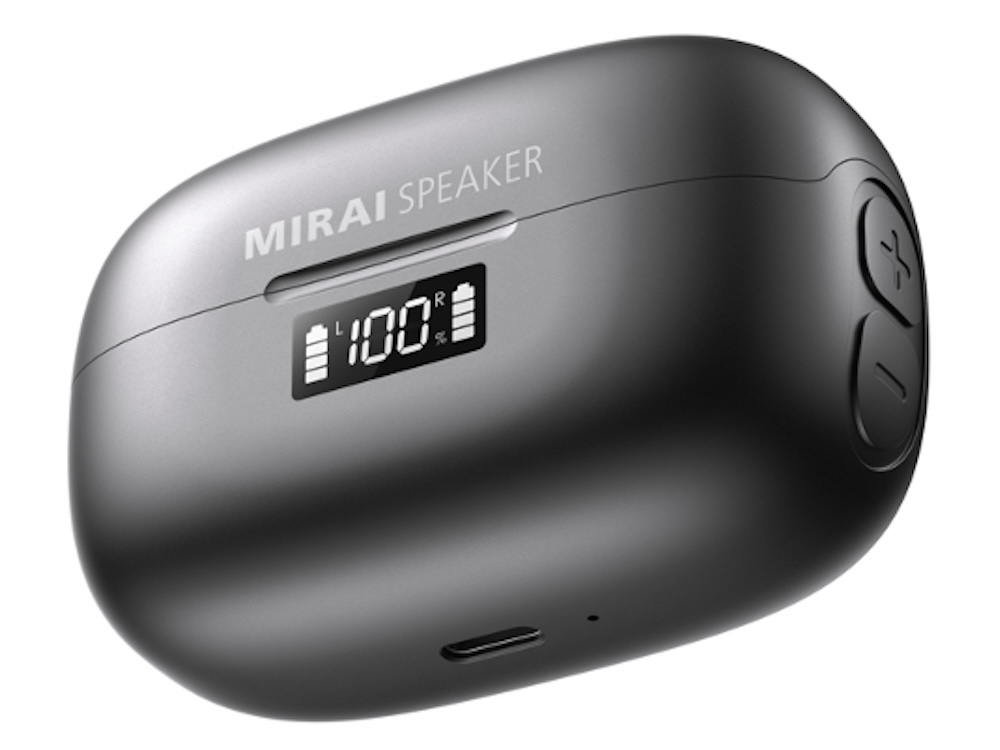 充電ケースでもシーン切り替えや音量調整が行なえる