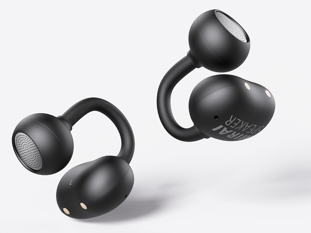 イヤホンは片耳5.6gで、長時間の装着でも疲れにくい