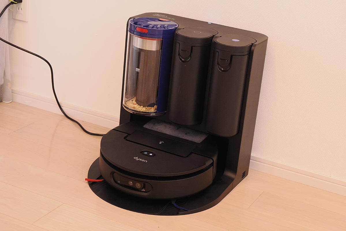 自動ゴミ収集機能付きのドック