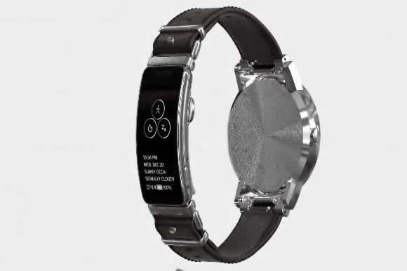 バンド側にスマートウォッチ機能を備える