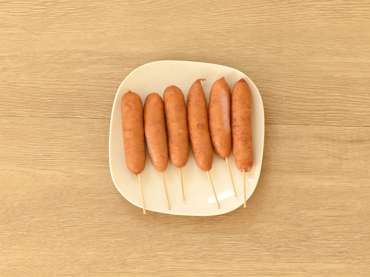 爪楊枝または竹串を刺します