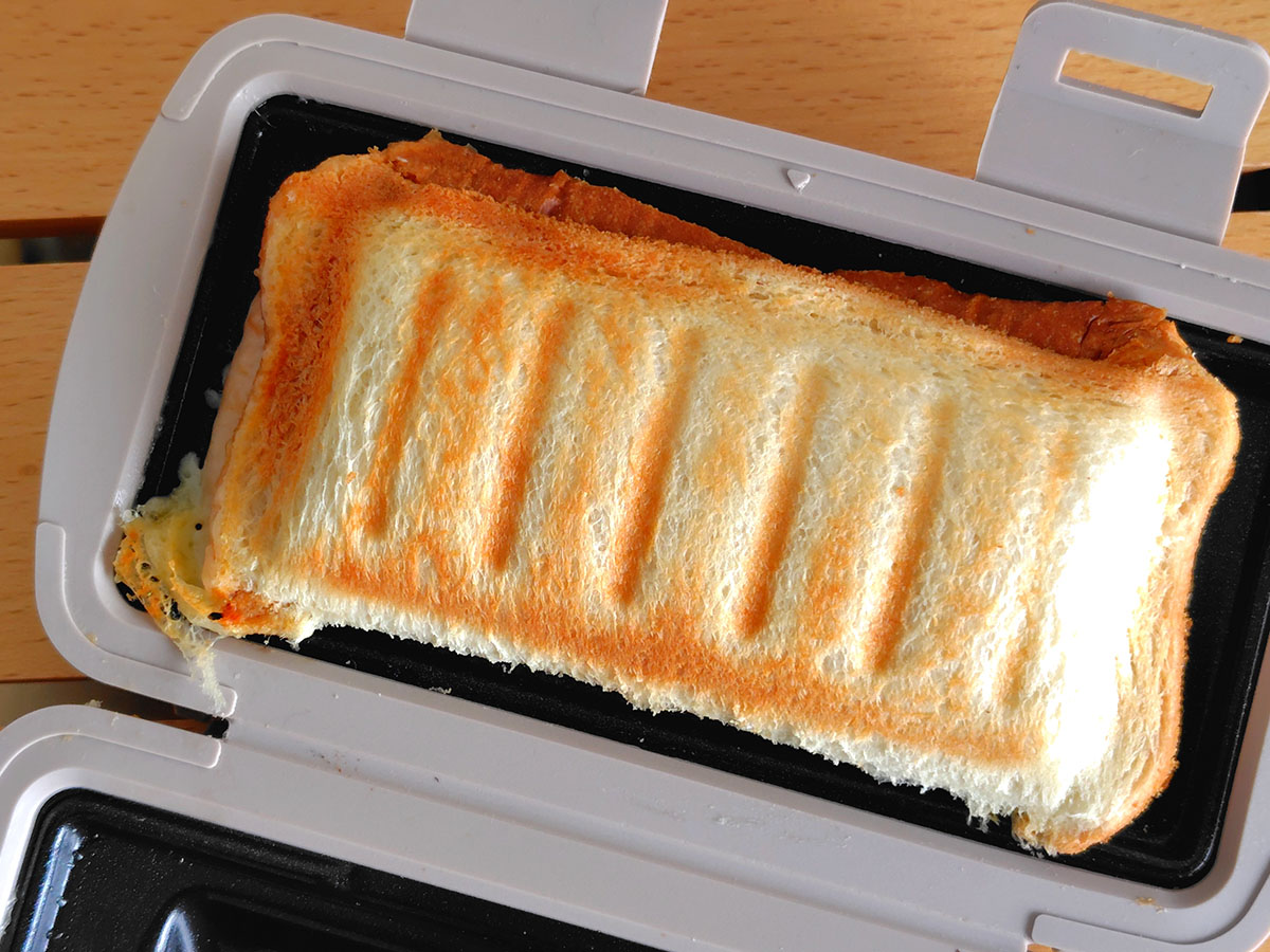 両面にしっかり焼き色がつく