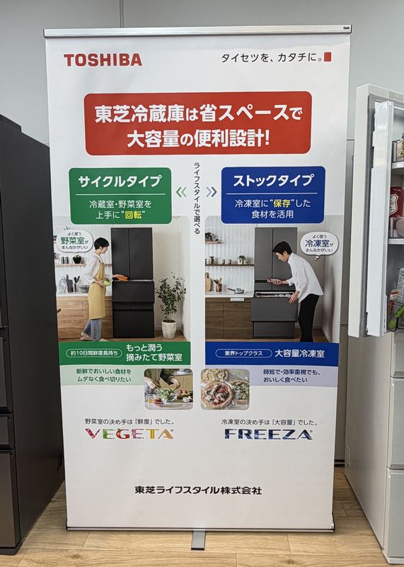 買い物や料理の習慣などのライフスタイルに合わせて、ベジータ、フリーザのどちらを選ぶか提案