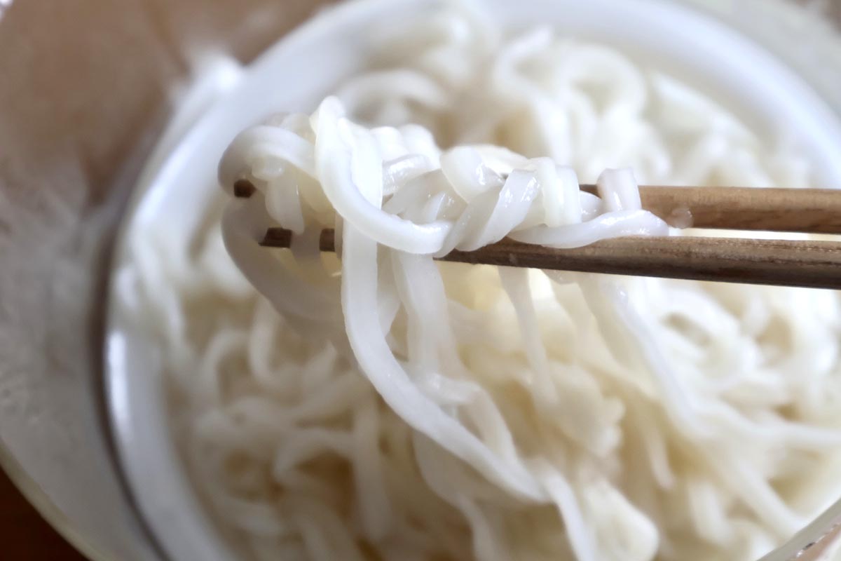 麺がモチモチ!