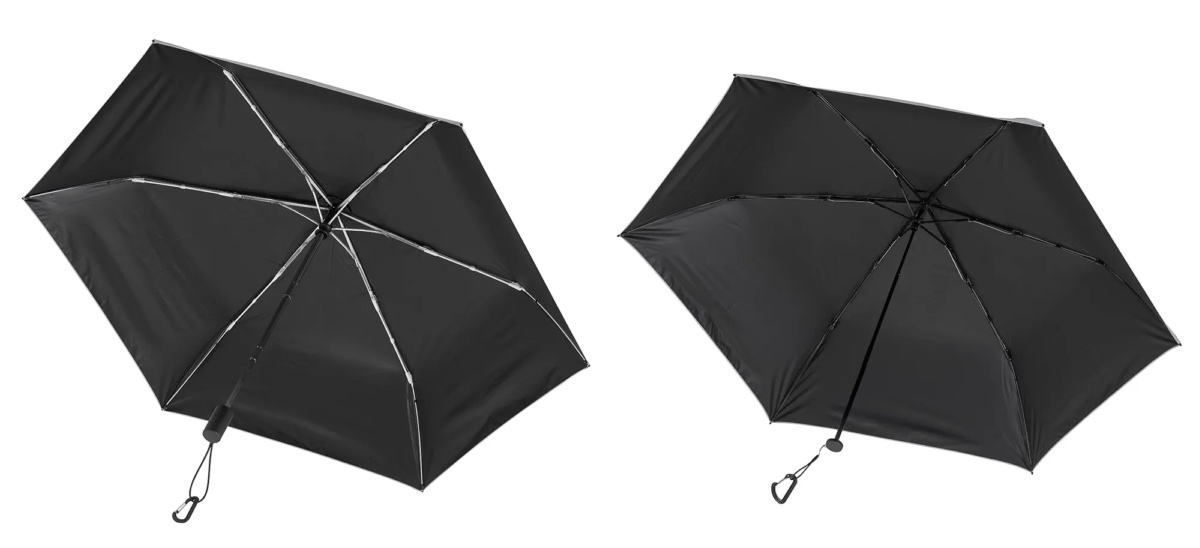 日傘としても使える。左からオート、ライト