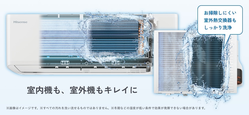 「どっちも解凍洗浄」機能を搭載