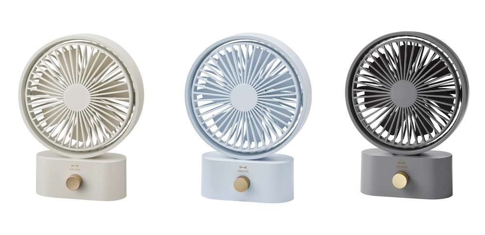 ポータブルスイングデスクファン