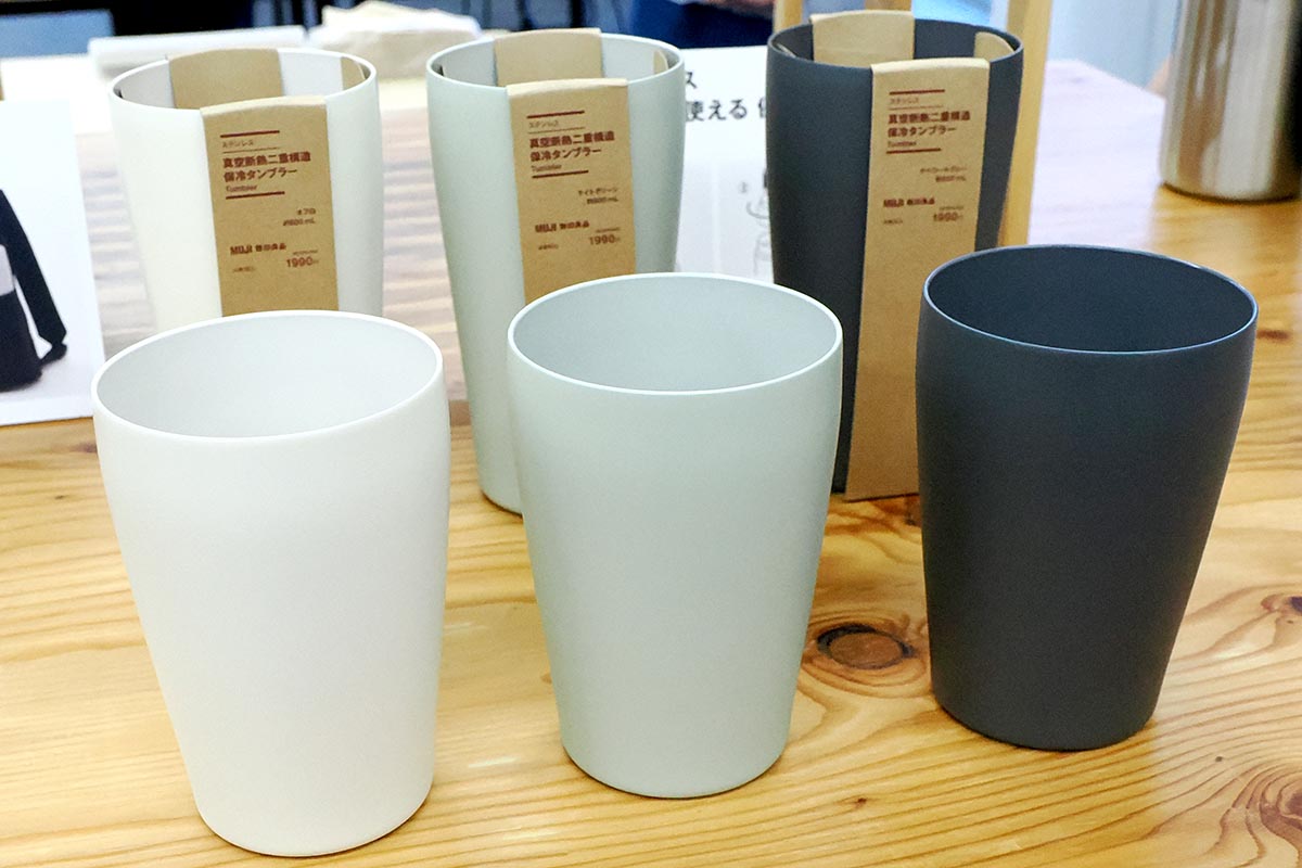 手前が容量450ml、奥が600ml