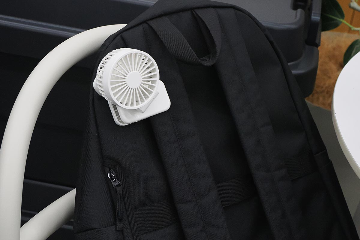 リュック装着時