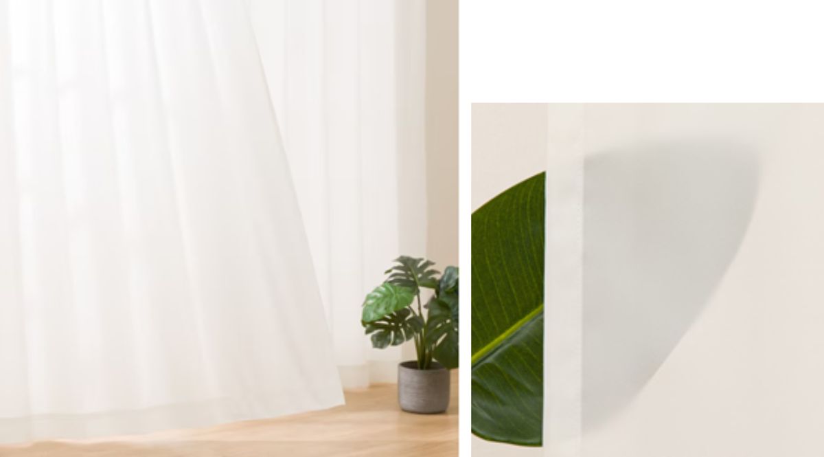 遮熱・遮像レースカーテンの使用イメージ