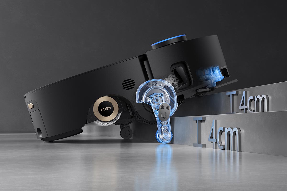 段差の乗り越えが可能