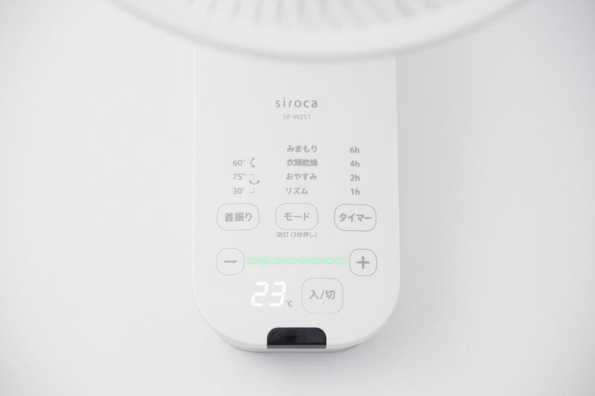 シーンに応じてモードを選べる