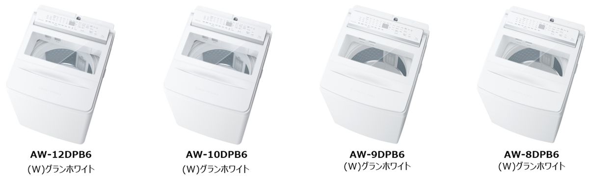 新たに9kg/8kgモデルにも「ロー&ビッグ投入口」を展開