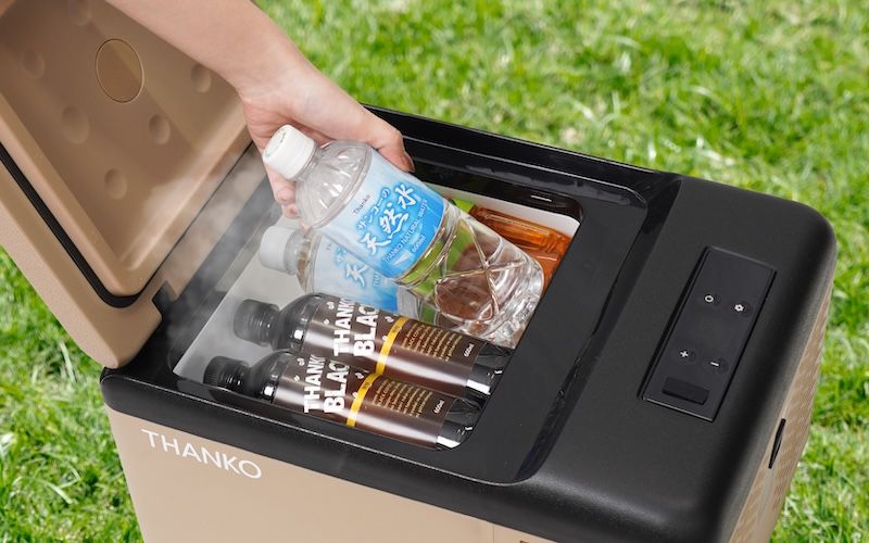 「どこでもミニ冷凍庫9L サンドカーキ GBGF26HJU」