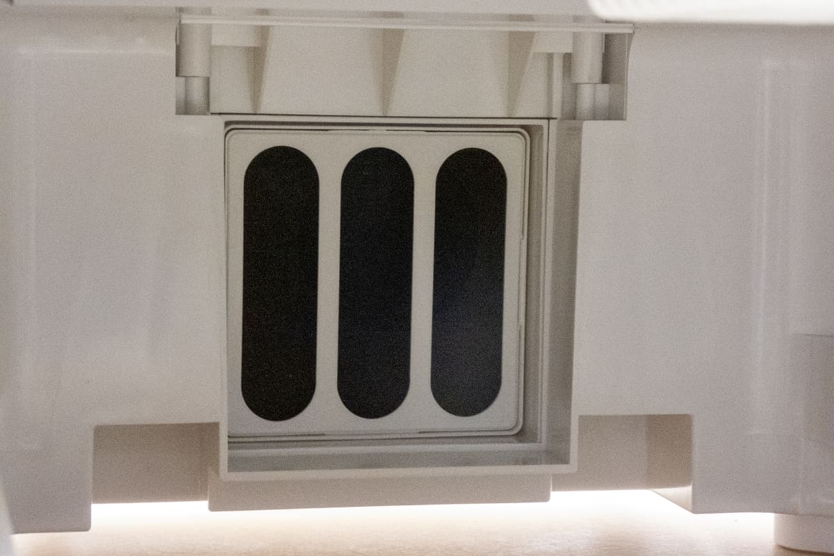 トイレ内のニオイを排出できるしくみも