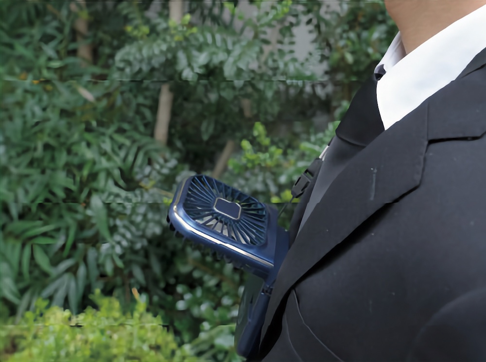 ハンディや首掛け、卓上ファンとして使える