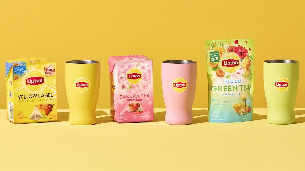 各色の名称は、リプトンで展開するお茶の名前にちなんだネーミング