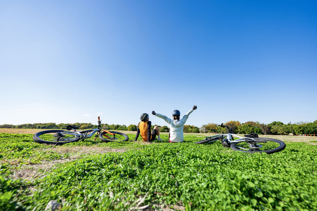 東京23区とは思えない豊かな自然の中で気持ち良く試乗できる