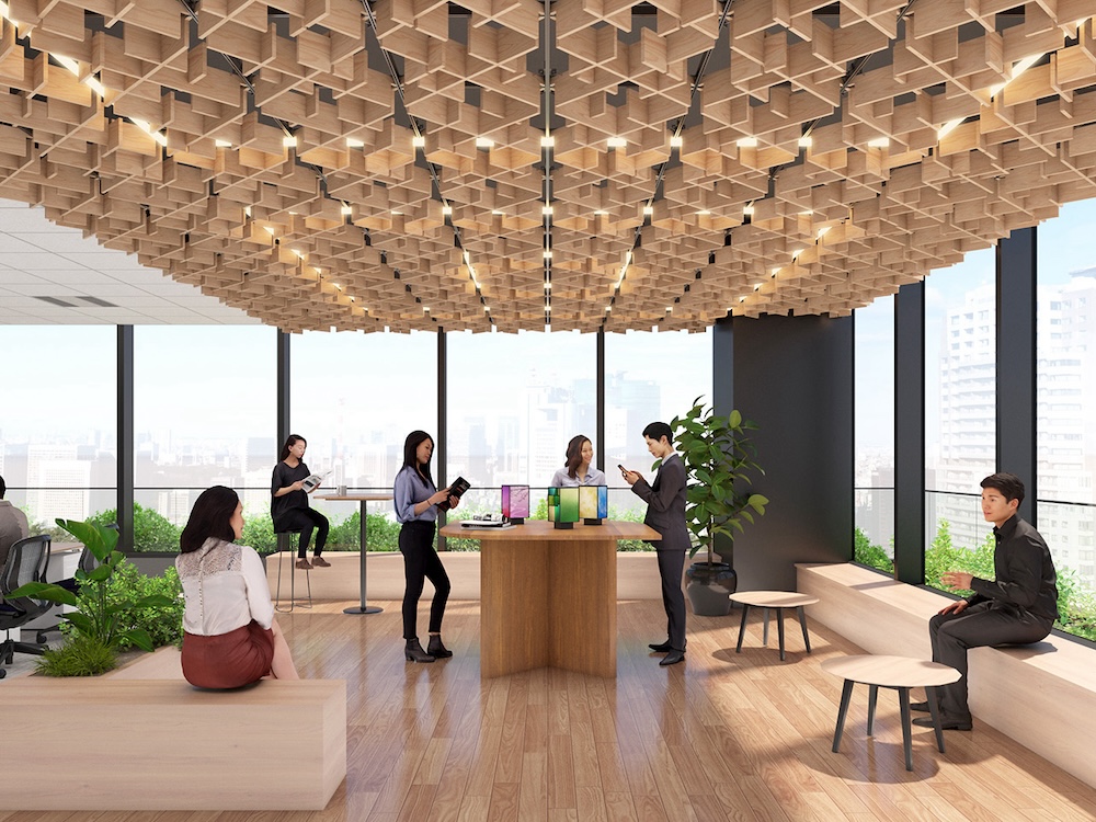 国産木材格子ルーバー