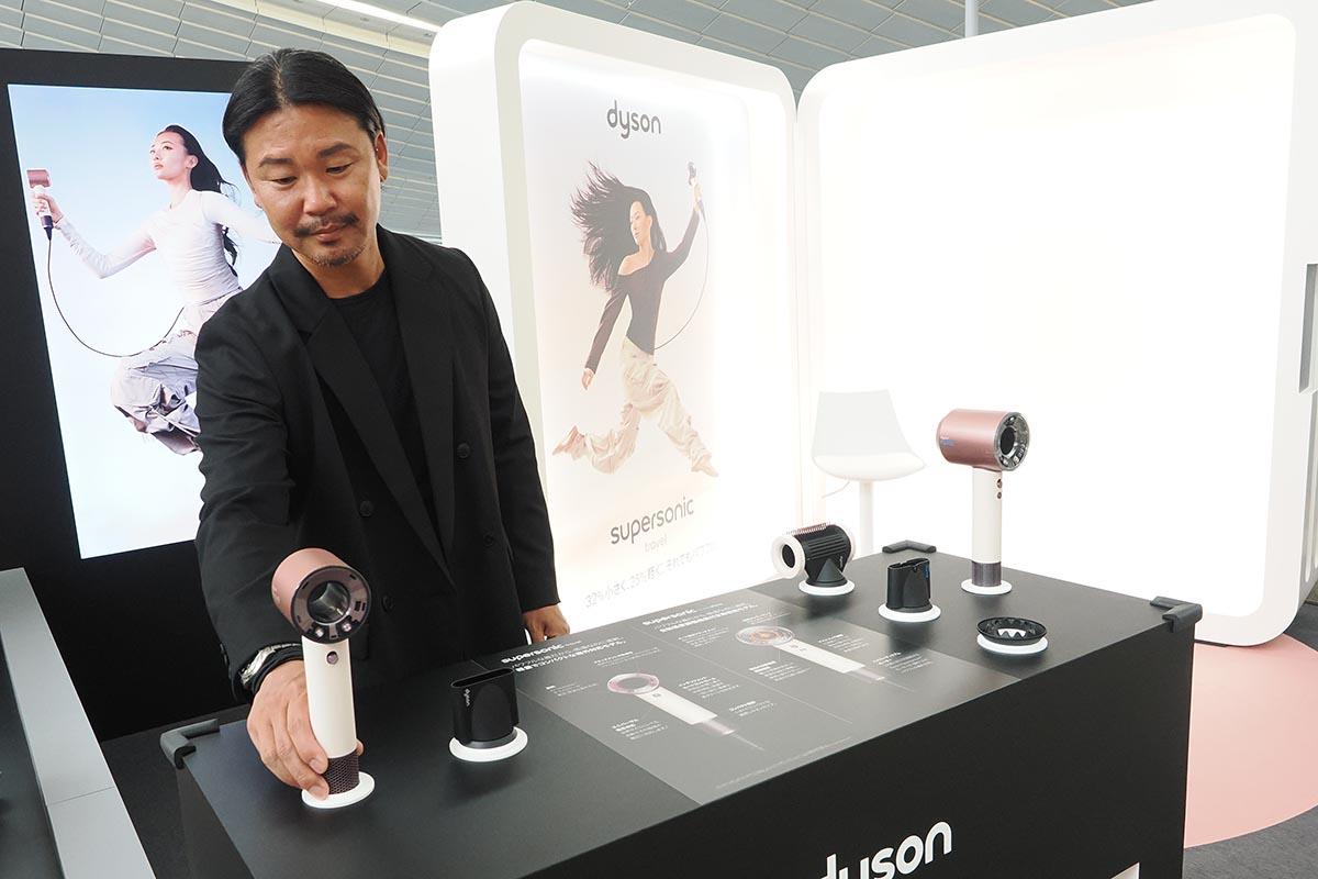 Dyson Supersonic Travelヘアドライヤー羽田空港POP UP EVENT