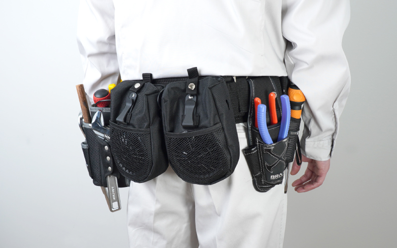 ベルトにも取り付け可能