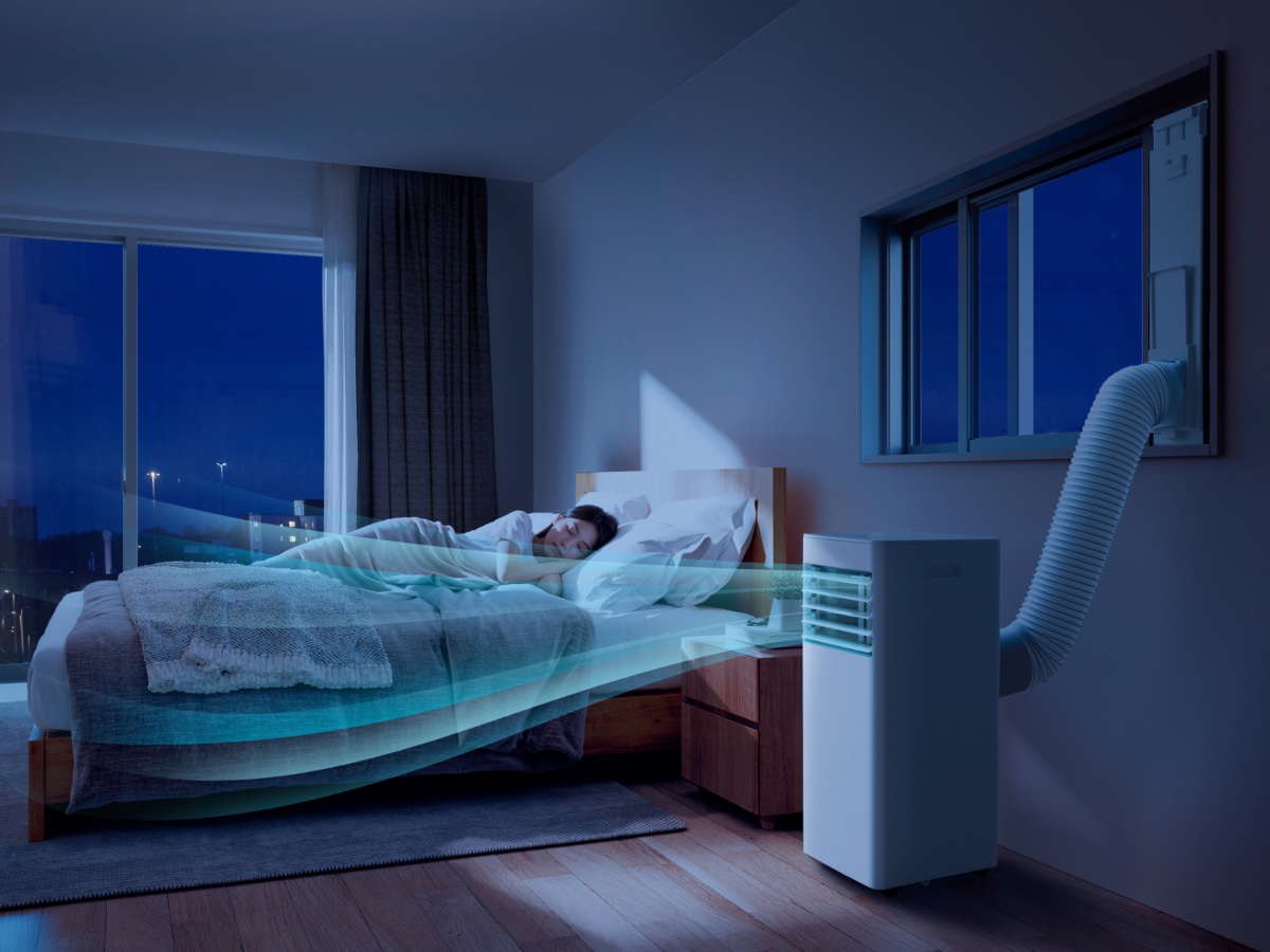 インバーター搭載により低騒音運転を実現