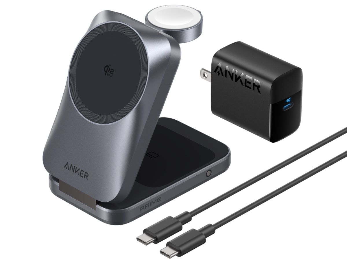 Anker Prime Wireless Charging Station(3-in-1,MagGo,AirCool,Foldable)