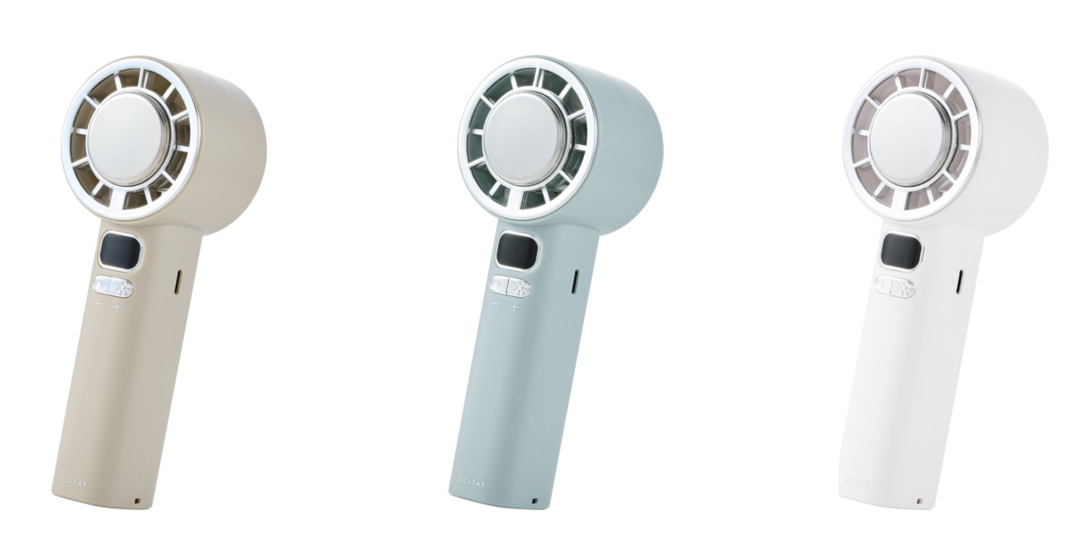 ナトリウムイオン電池搭載 ハンディファン