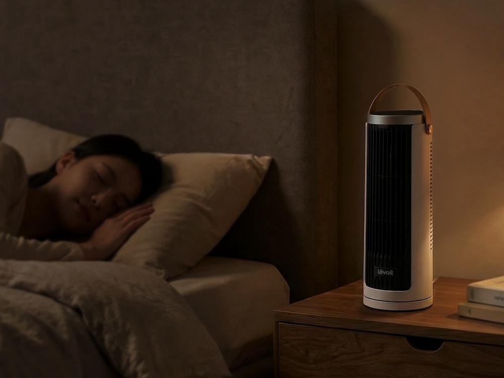 運転音は最小約20dBで、就寝時などでも快適に使える