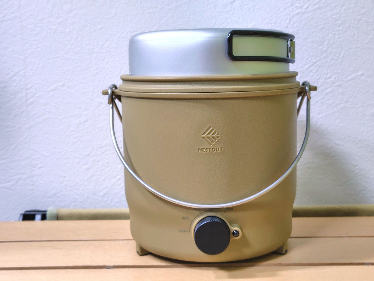 エレコム「NESTOUT 電気調理器 COOKER-1(HAC-NECK01BE)」