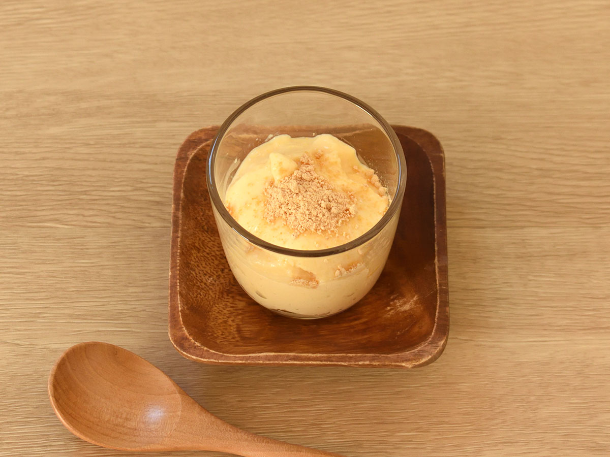 優しい味わいの豆乳プリンです