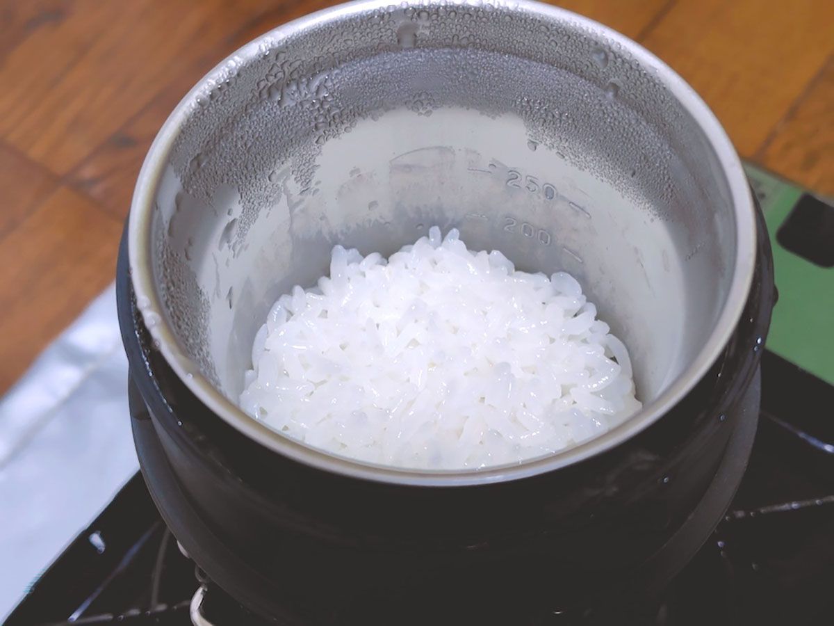 さまざまなパターンを試したところ、いずれもおいしいご飯が炊けた