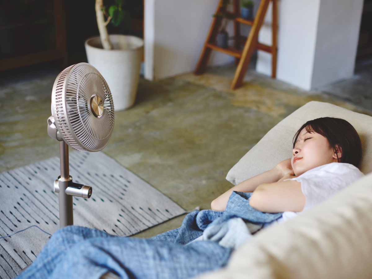 睡眠時にも気にならない静音設計