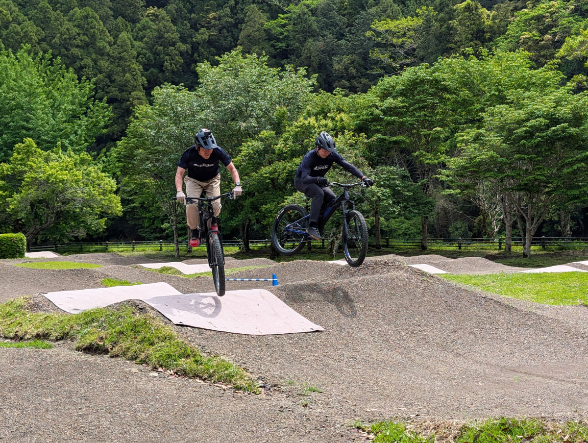 ジャンプポイントも多数ある上級コース