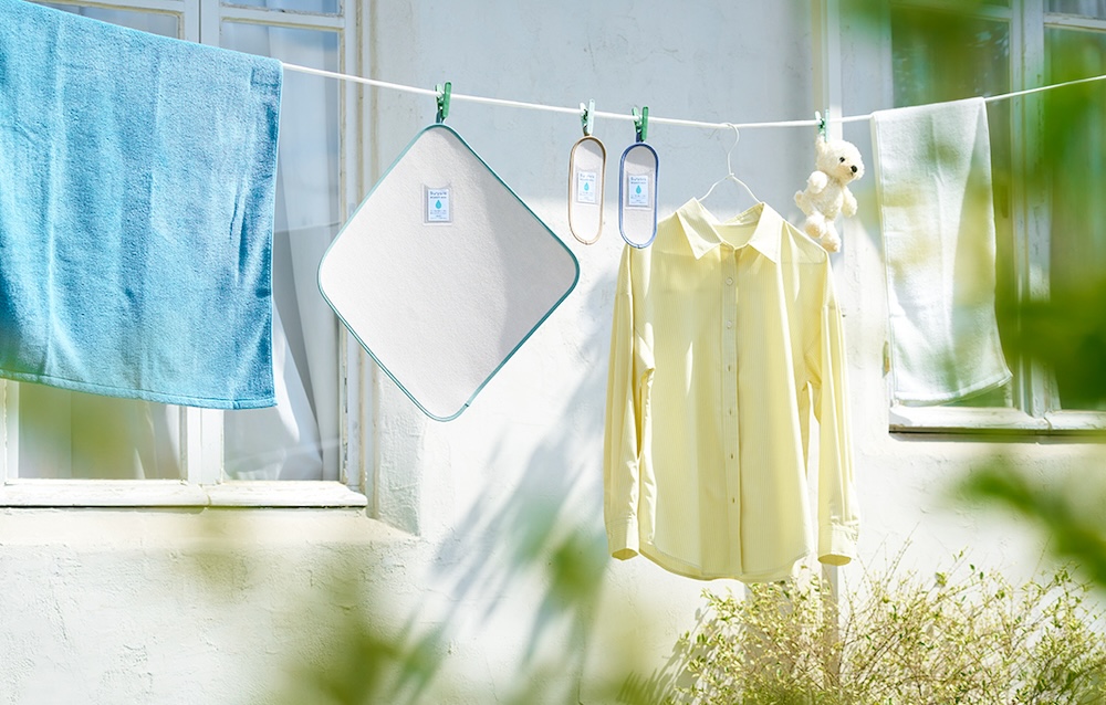 乾かすことで吸湿力が回復し、繰り返し使える