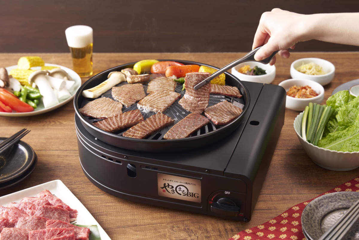 煙と油はねを抑える「やきまる」にビッグサイズが登場