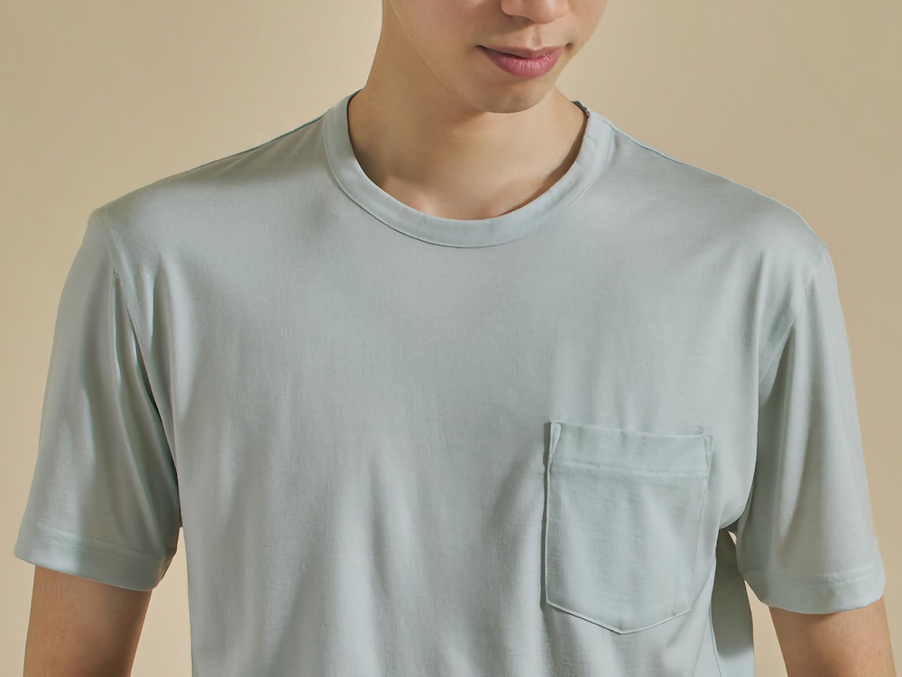 「電気の繊維 ピエクレックス」が、メーカーズシャツ鎌倉の製品「ピエクレックスTシャツ」に採用された