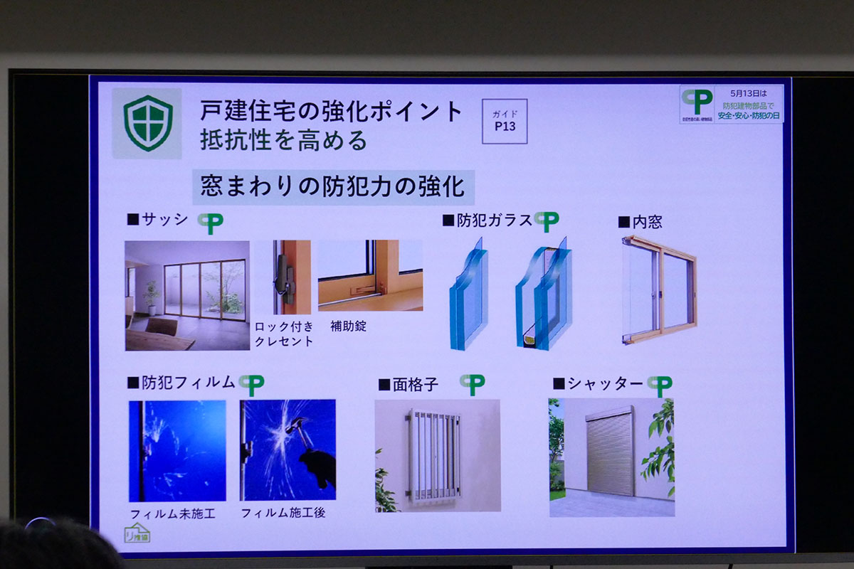 窓の防犯力を強化する製品