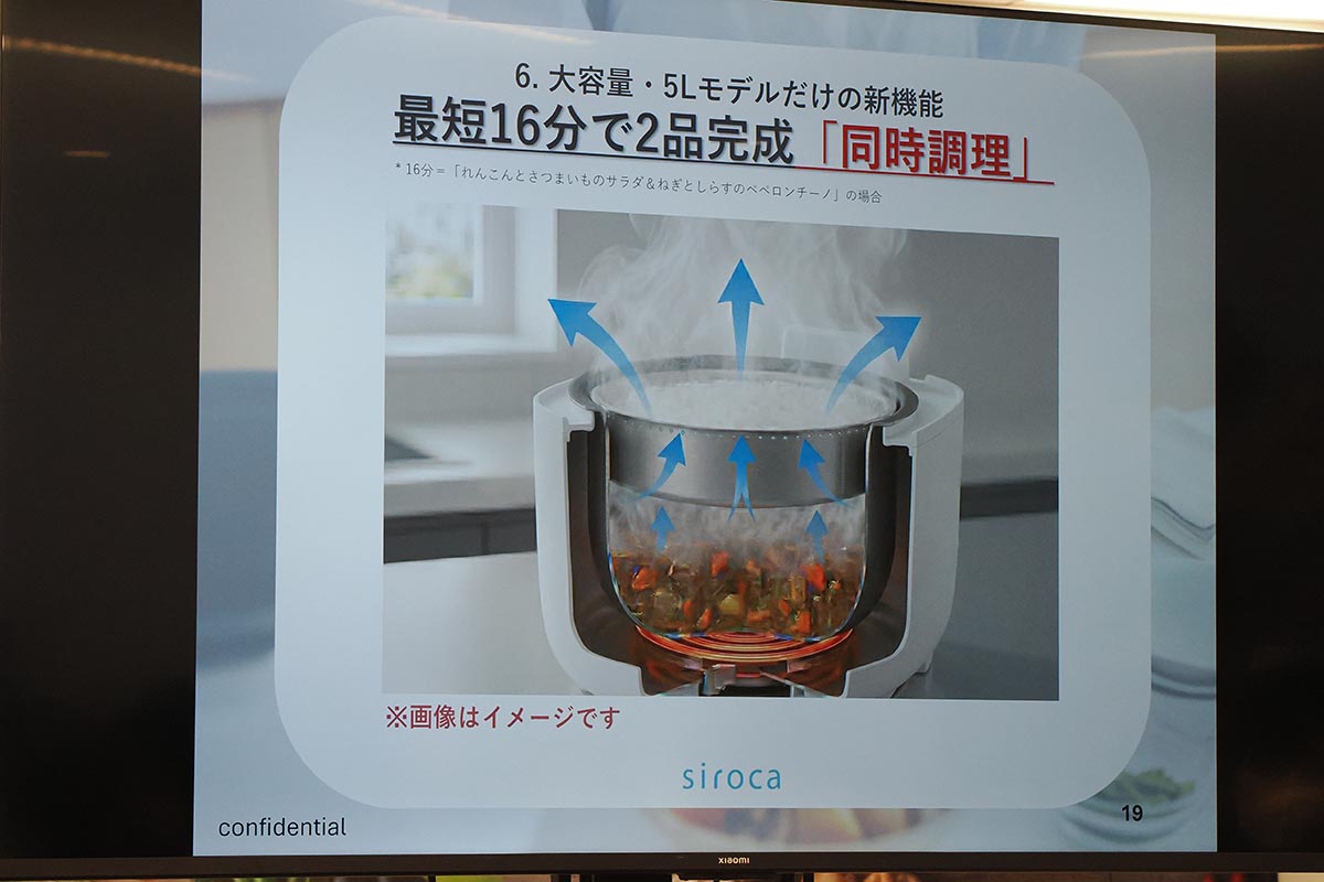 カレーとごはんなどの自動調理