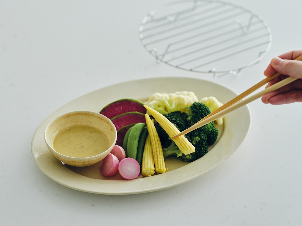 120℃の高温蒸しを実現した