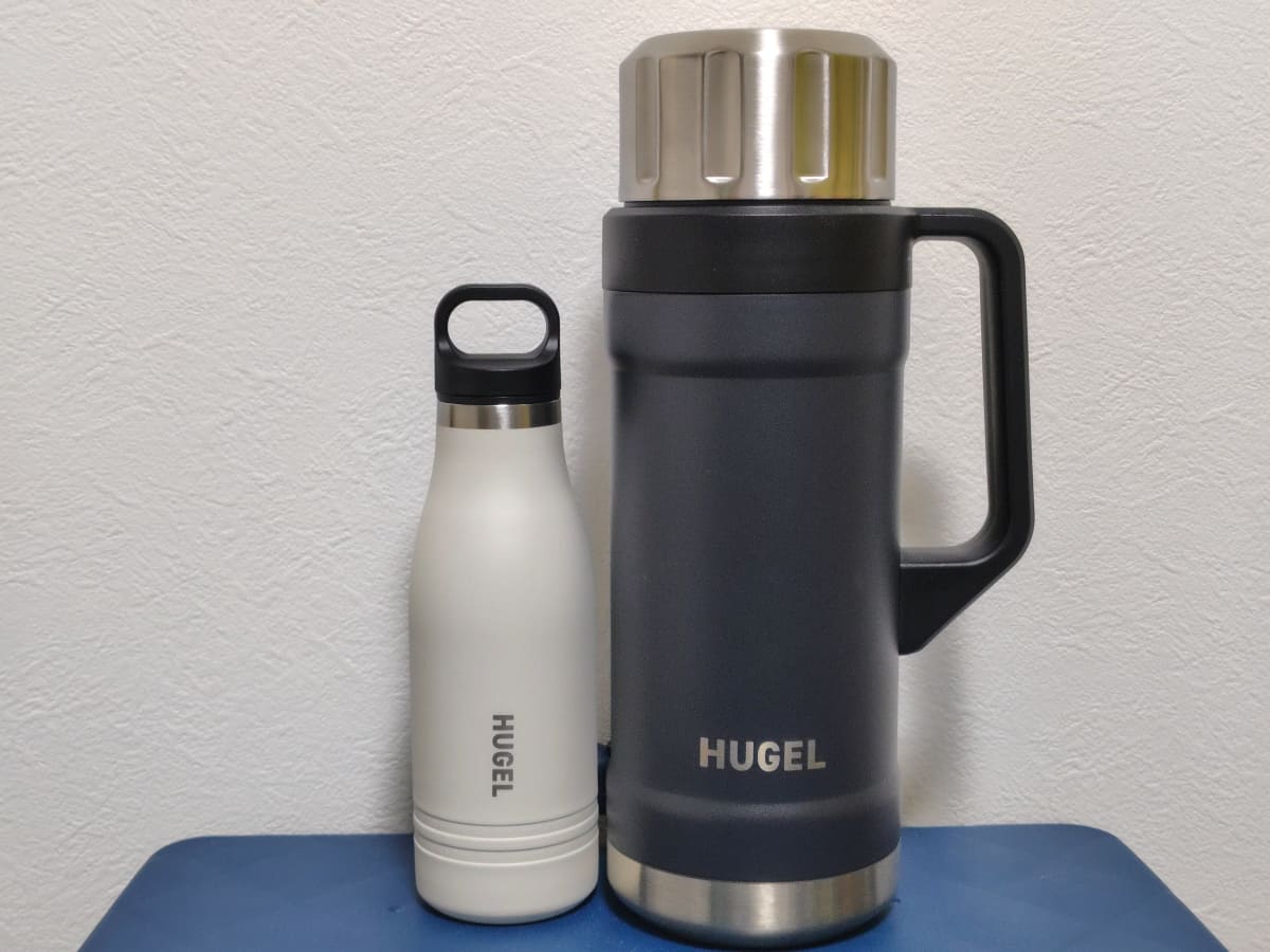 アイリスオーヤマ「HUGEL(ヒューゲル) 真空断熱マグボトル」