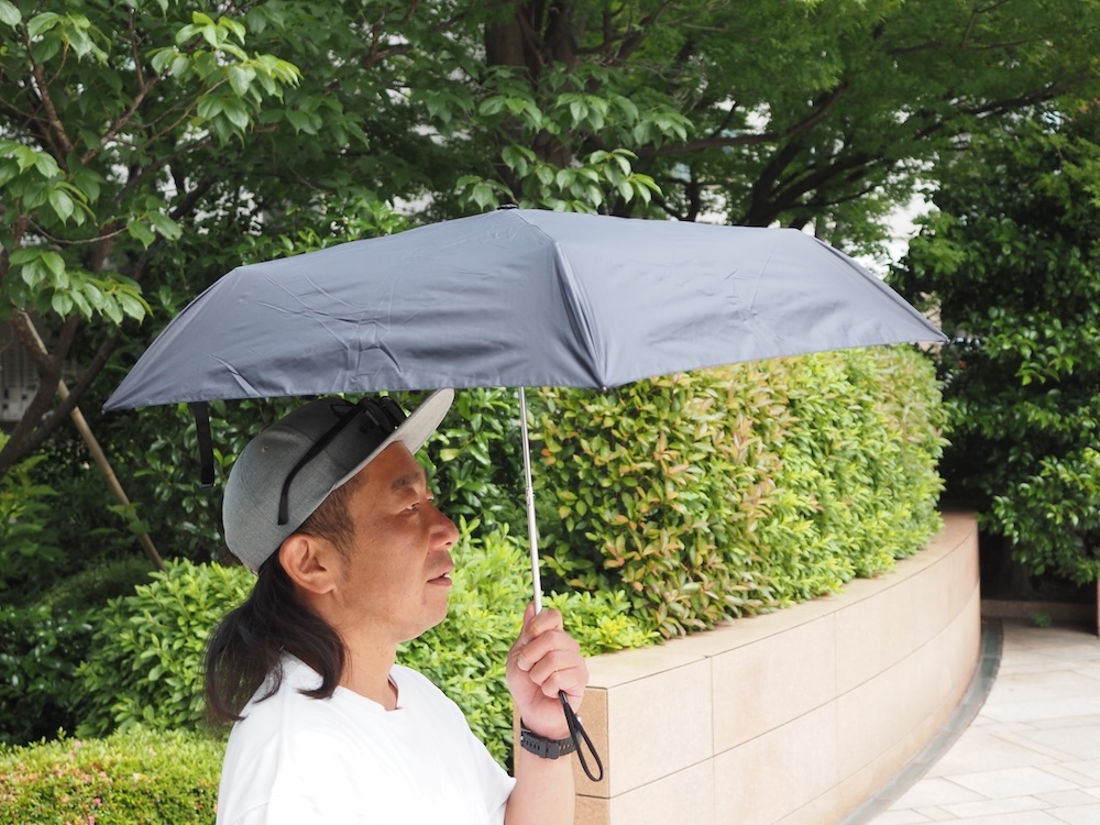 無印良品 遮熱性のある 折りたたみ日傘