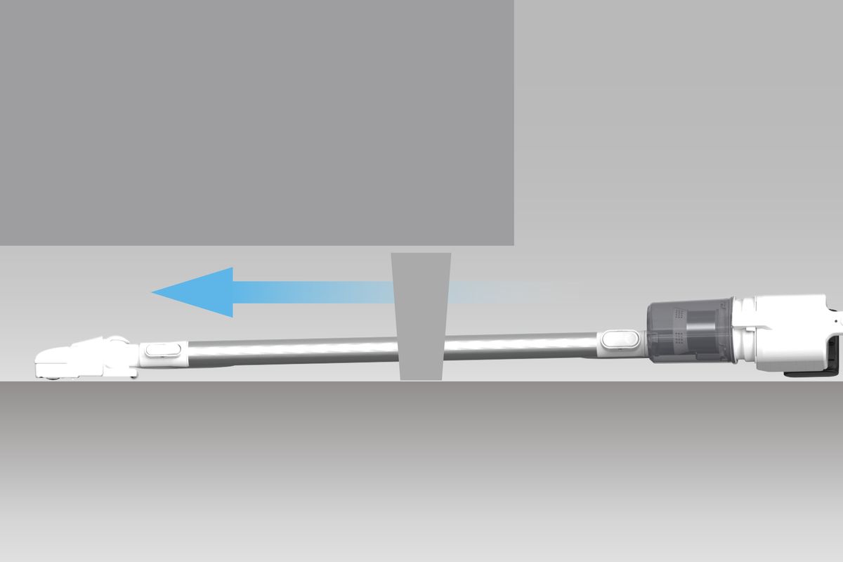フルフラット構造で家具下も掃除しやすい