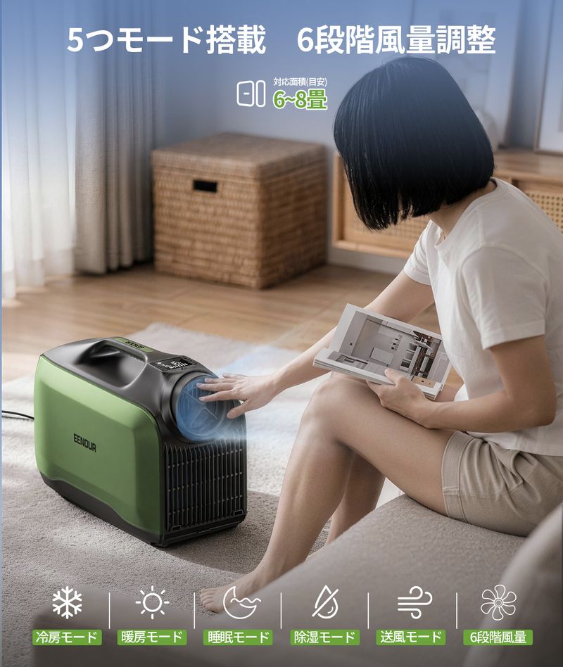 5つの運転モードを備える