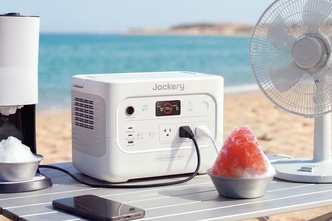 Jackery ポータブル電源 2000 New V2 パールホワイト