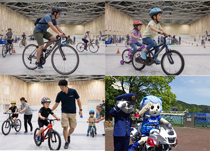 スポーツバイクやe-bikeの試乗に加え、キッズ向けのコンテンツも充実しているので家族で楽しめる